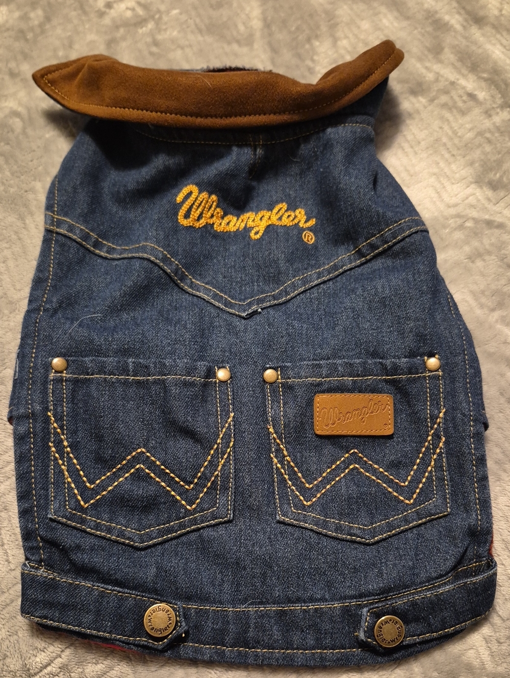 Wrangler Dog Dark Blue Denim Jacket